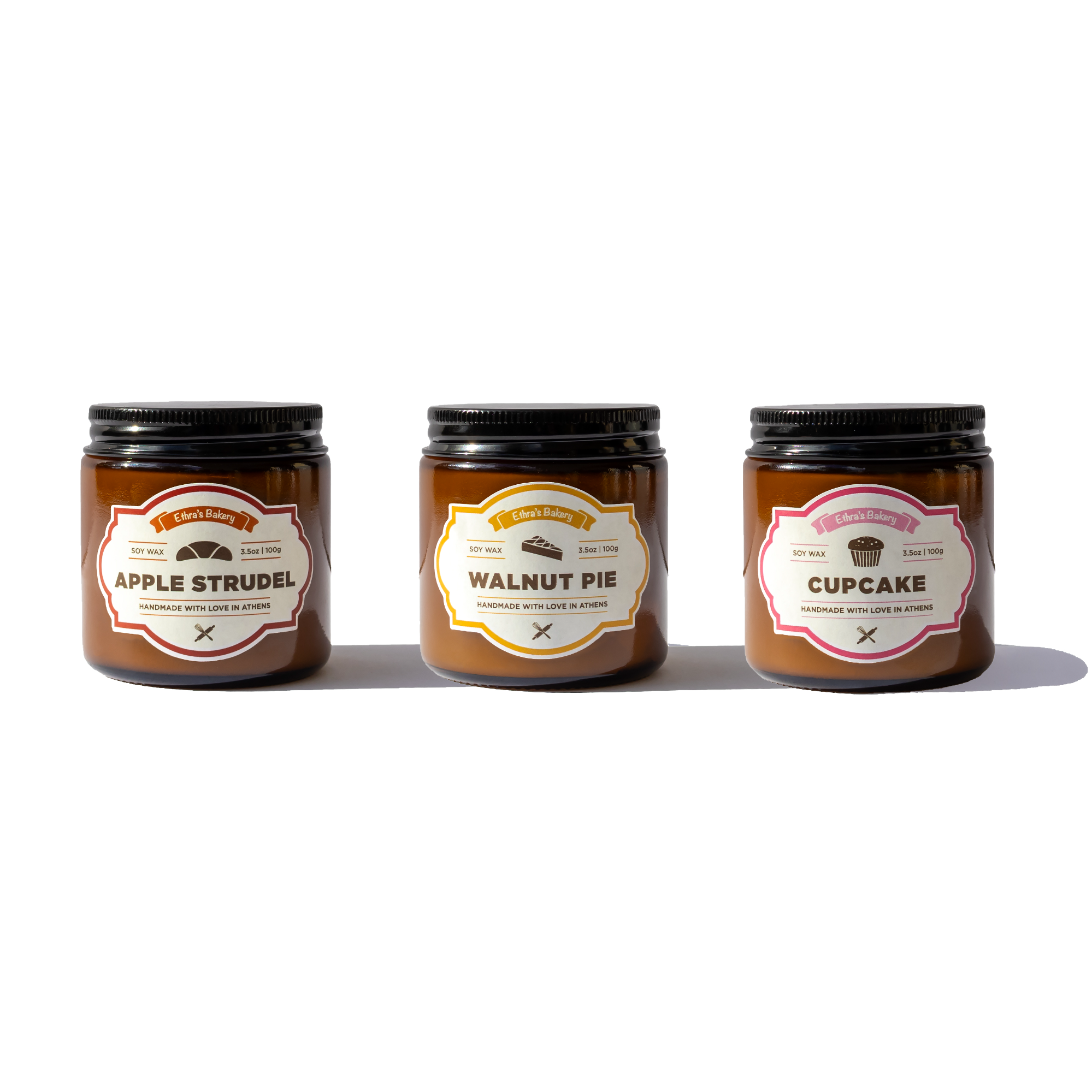 Ethra's Bakery Σετ Κεριών