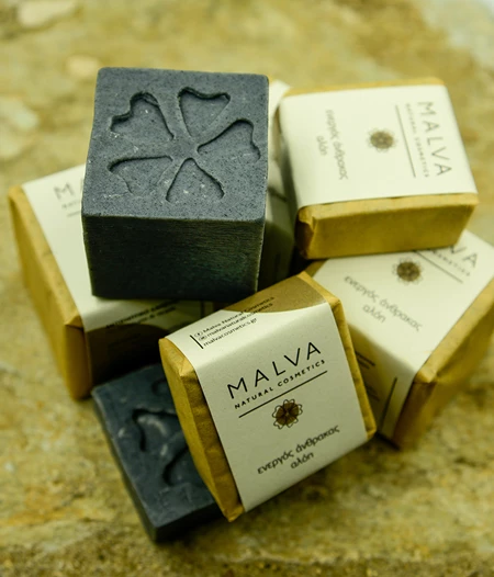 activated charcoal - tea tree soap
