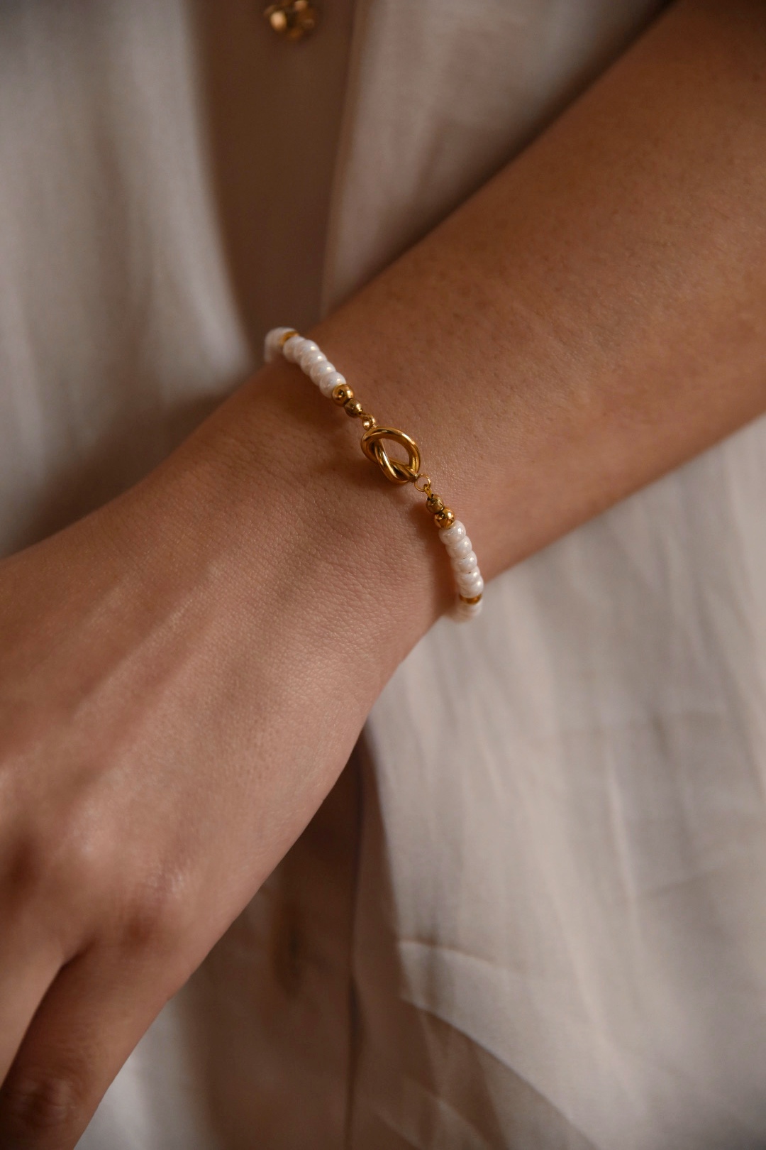 Βραχιόλι “Κόμπος” Με Χάντρες Miyuki