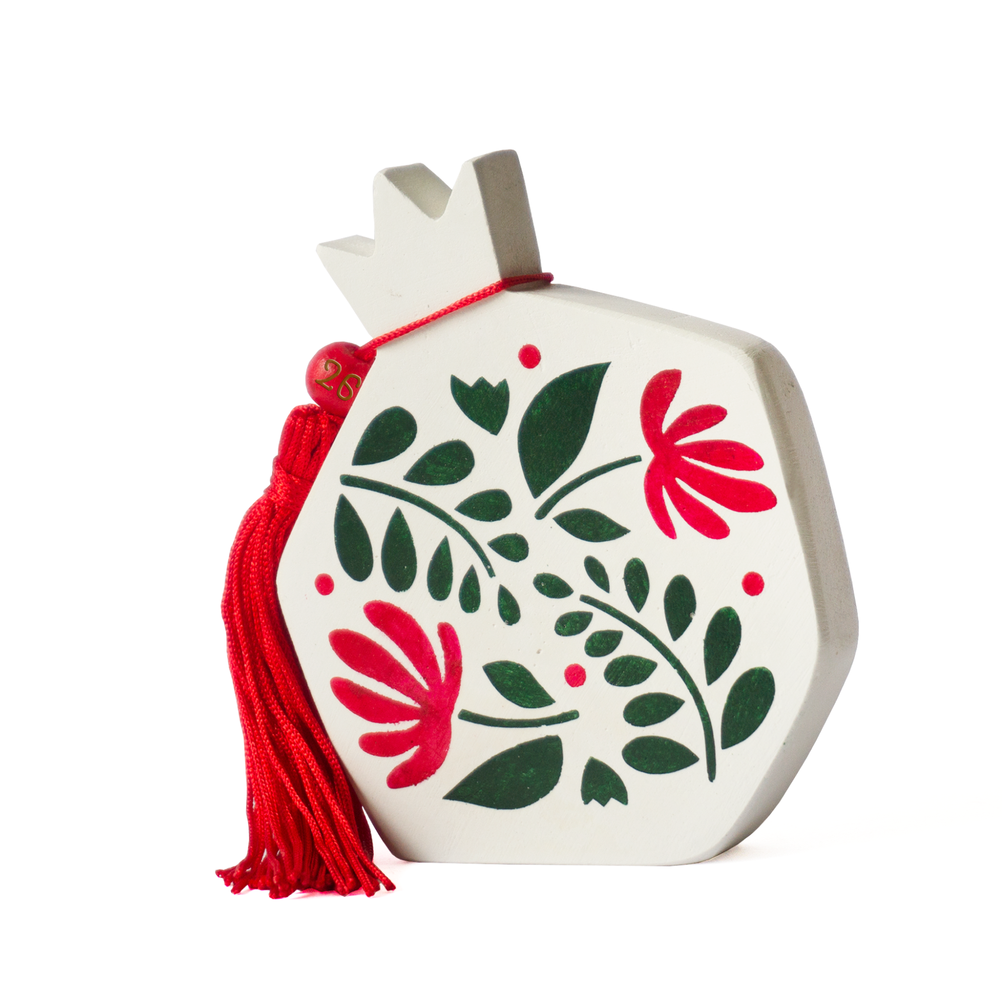 Ζωγραφισμένο ρόδι με λουλούδια, 2026