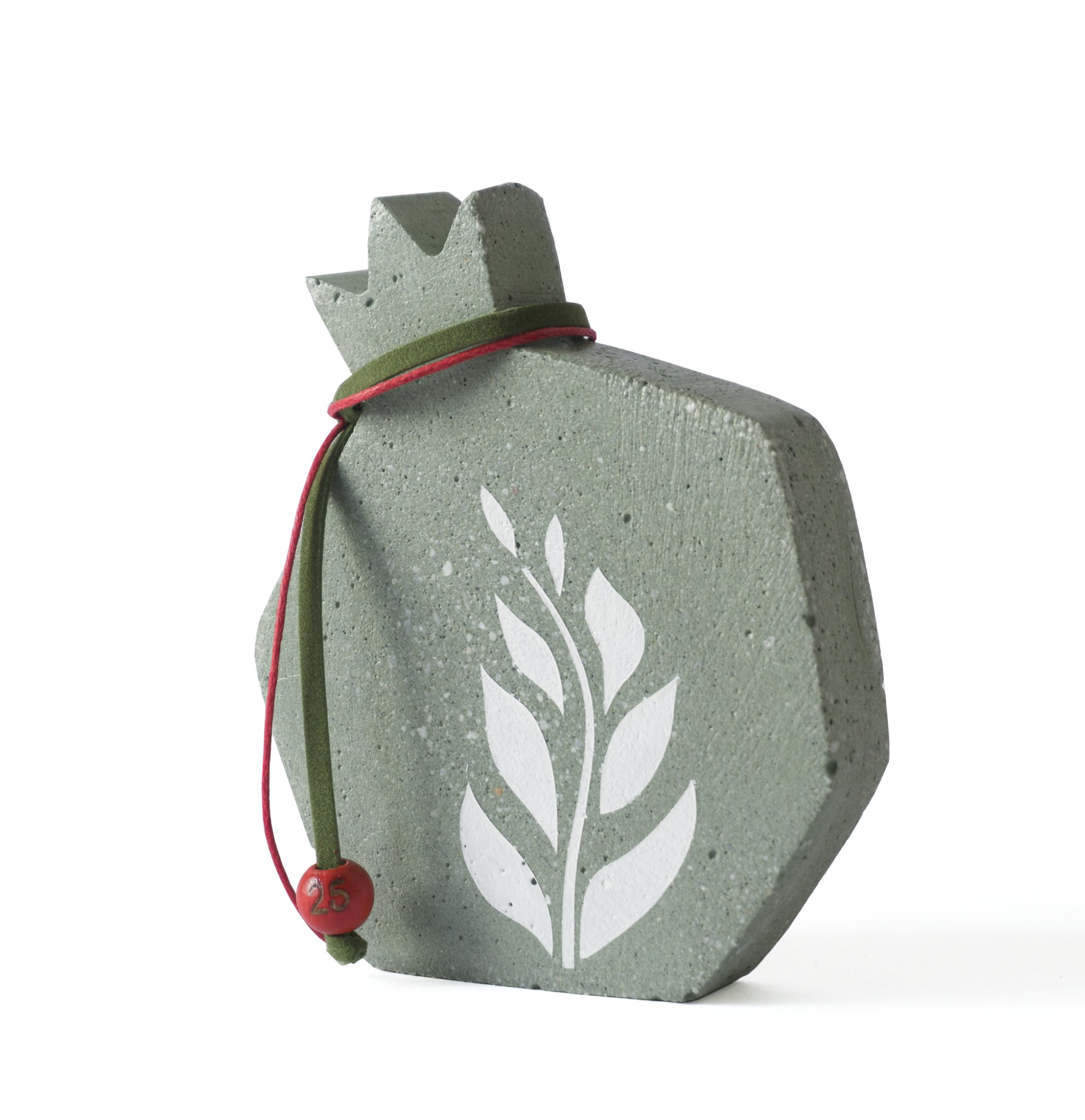 Πράσινο τσιμεντένιο ρόδι, γούρι 2026