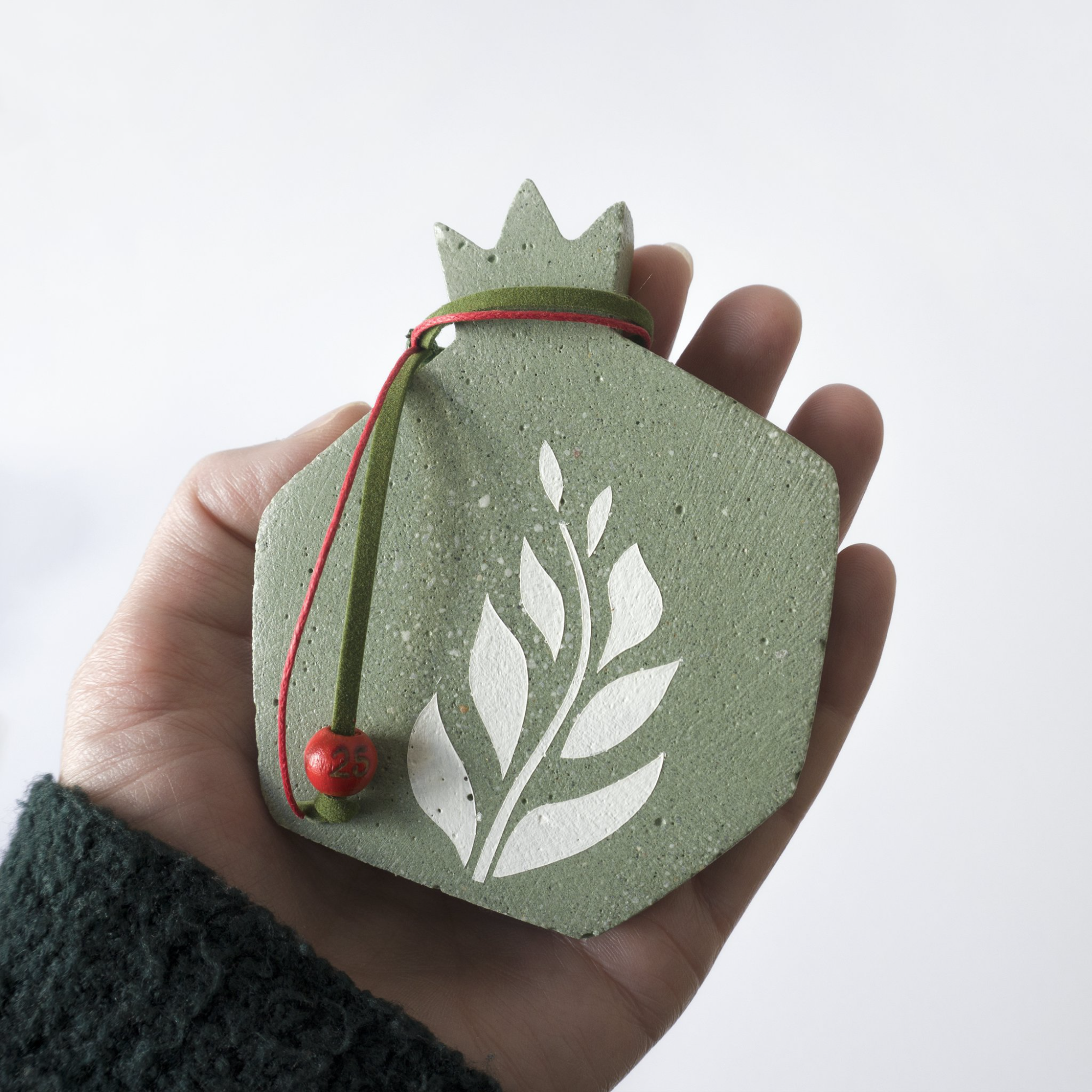 Πράσινο τσιμεντένιο ρόδι, γούρι 2026