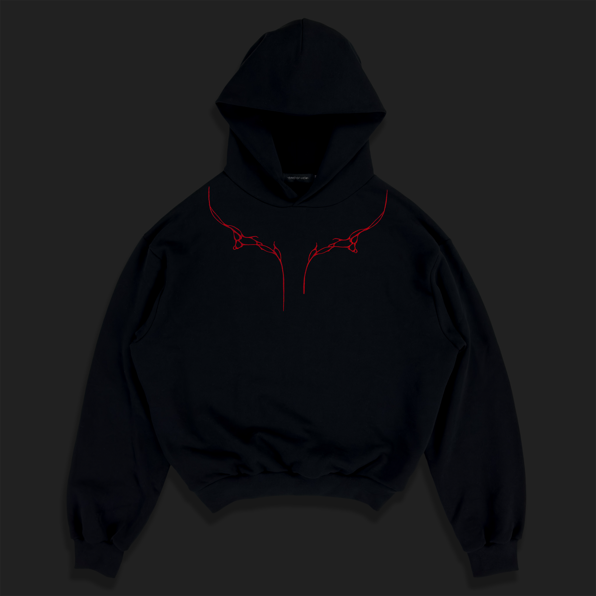 Linea – Hooded Sweatshirt (Red)