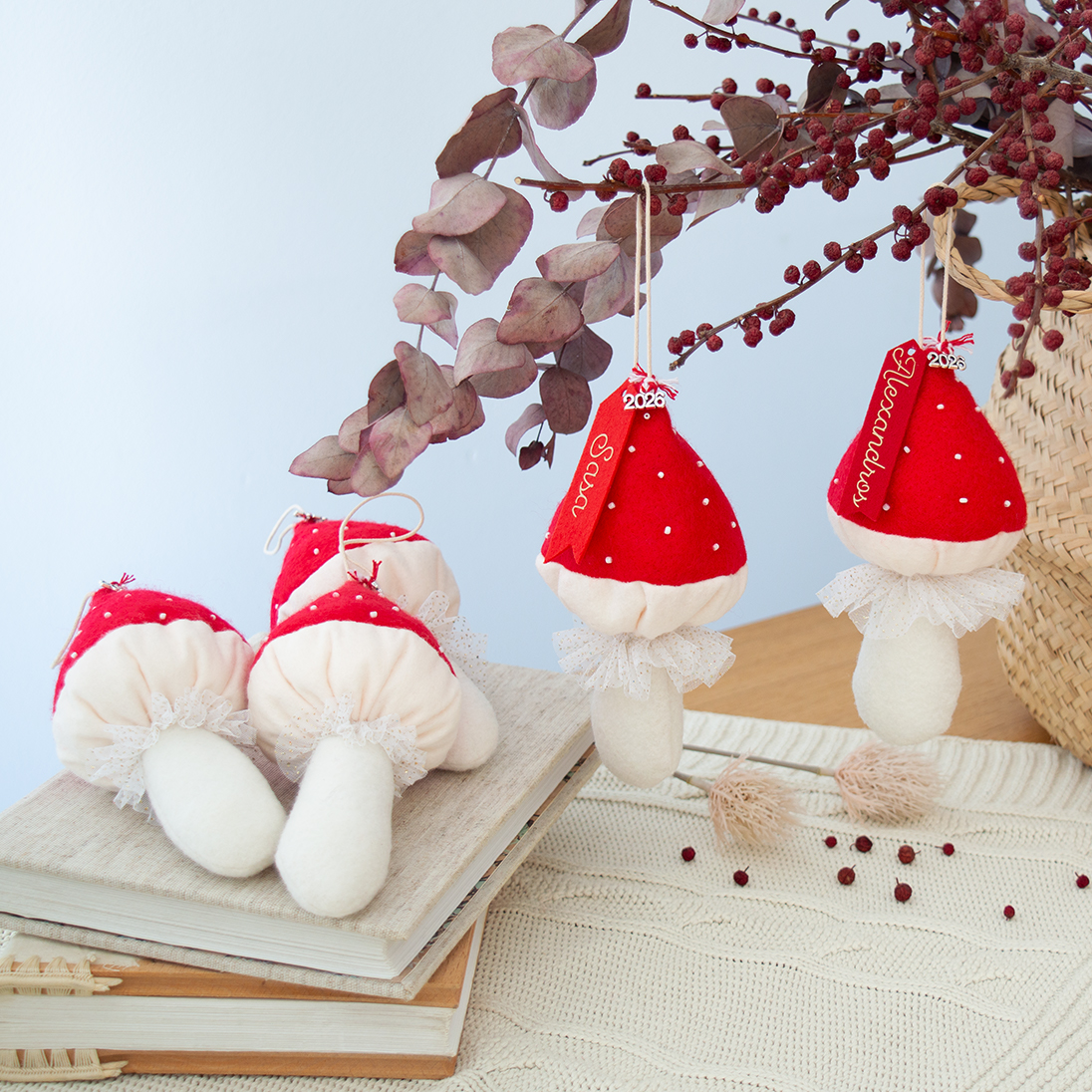 Χριστουγεννιάτικo Γούρι – Μανιτάρι