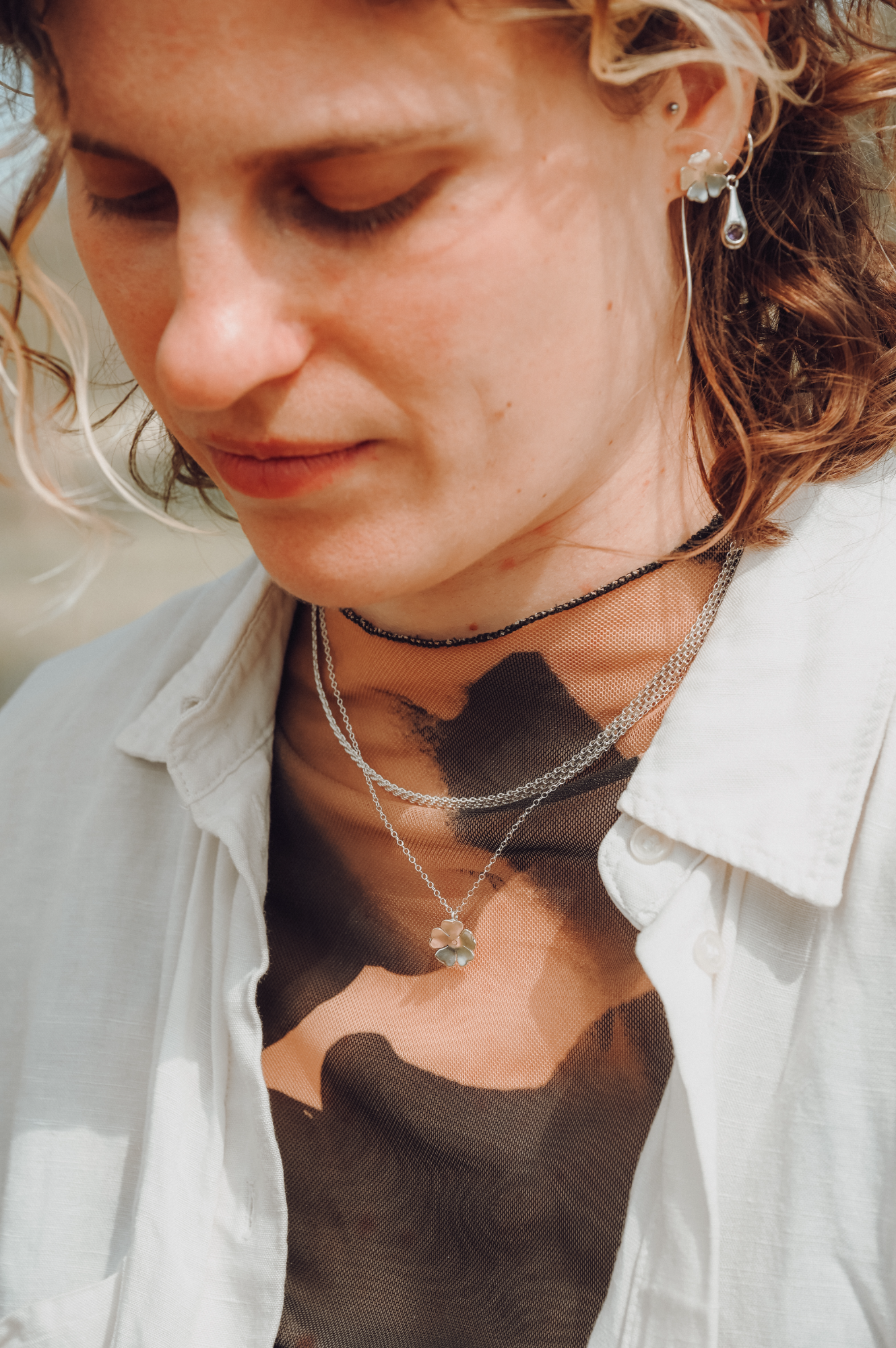 Daisy necklace 