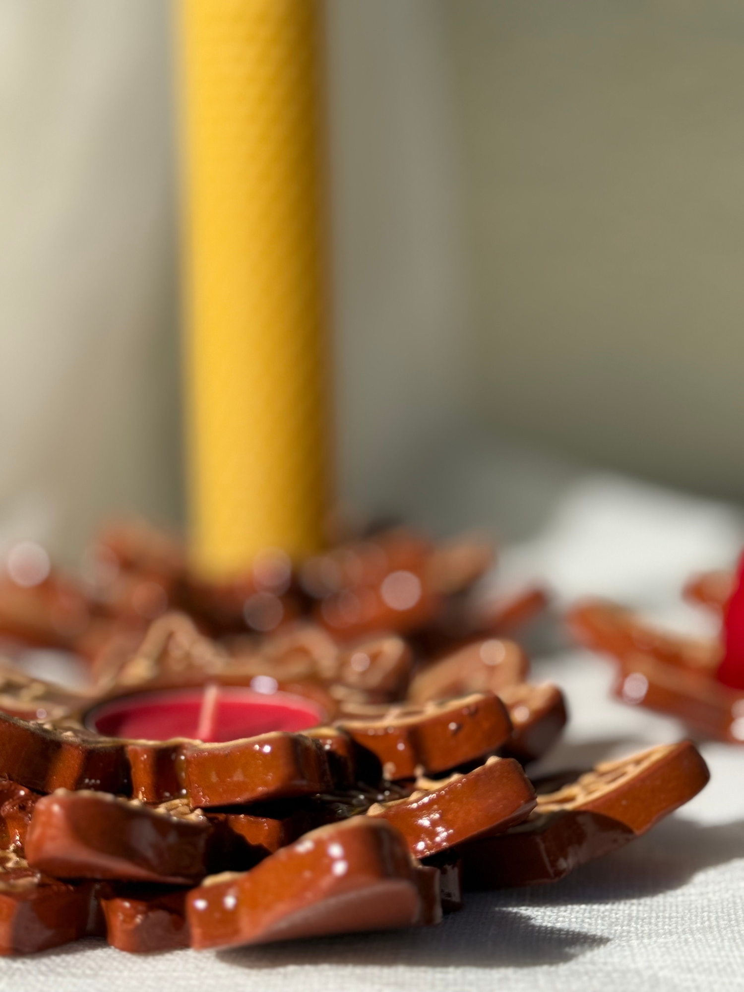 Cozy Winter Candleholder