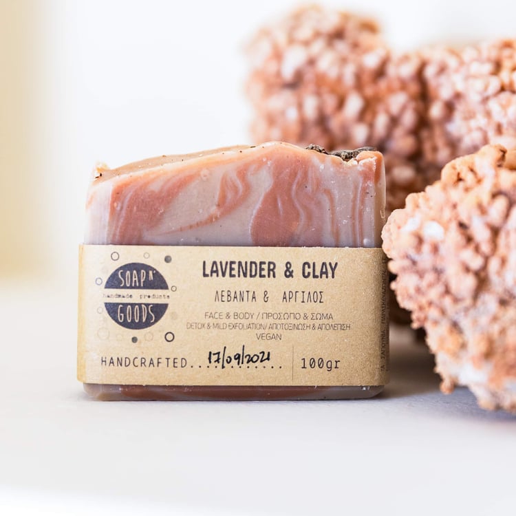 Σαπούνι Λεβάντα & Άργιλος