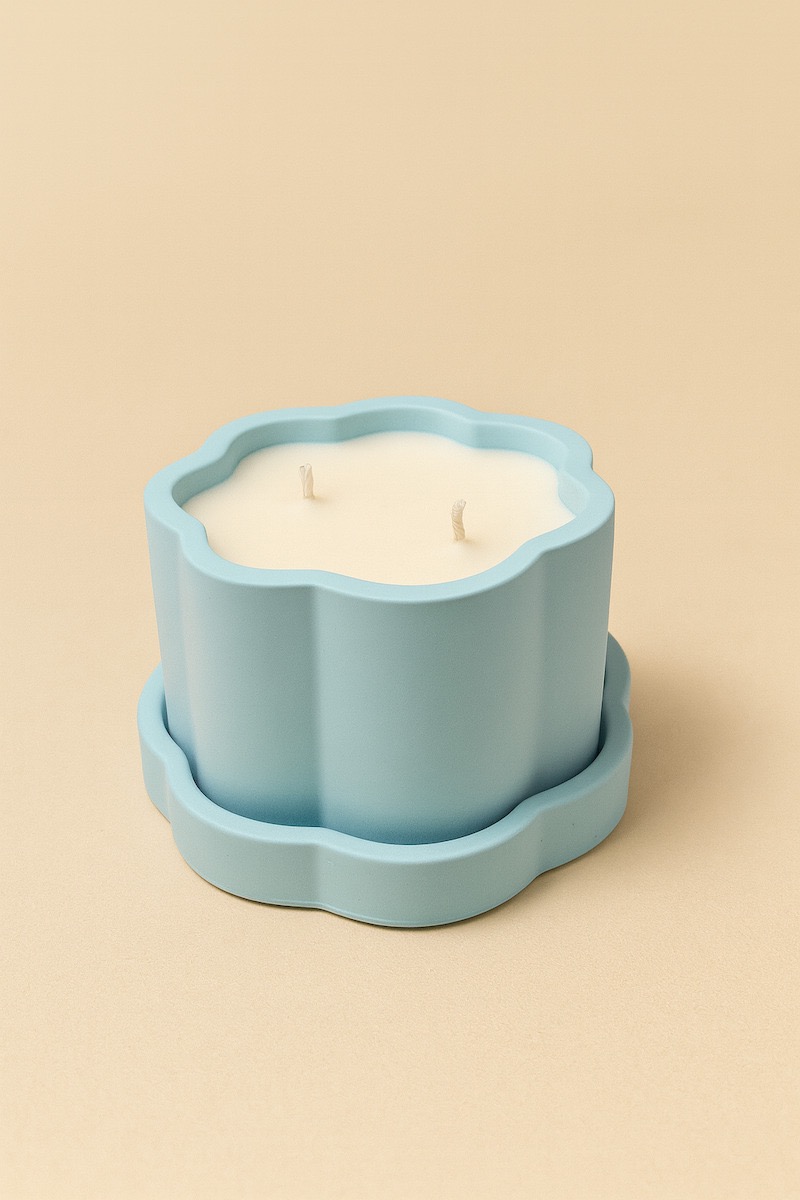 Χειροποίητο Αρωματικό Κερί Σόγιας σε Χειροποίητο Βάζο