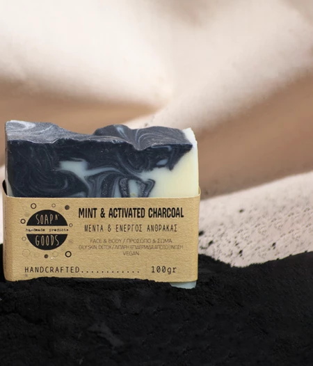 Mint & Activated Charcoal 100γρ