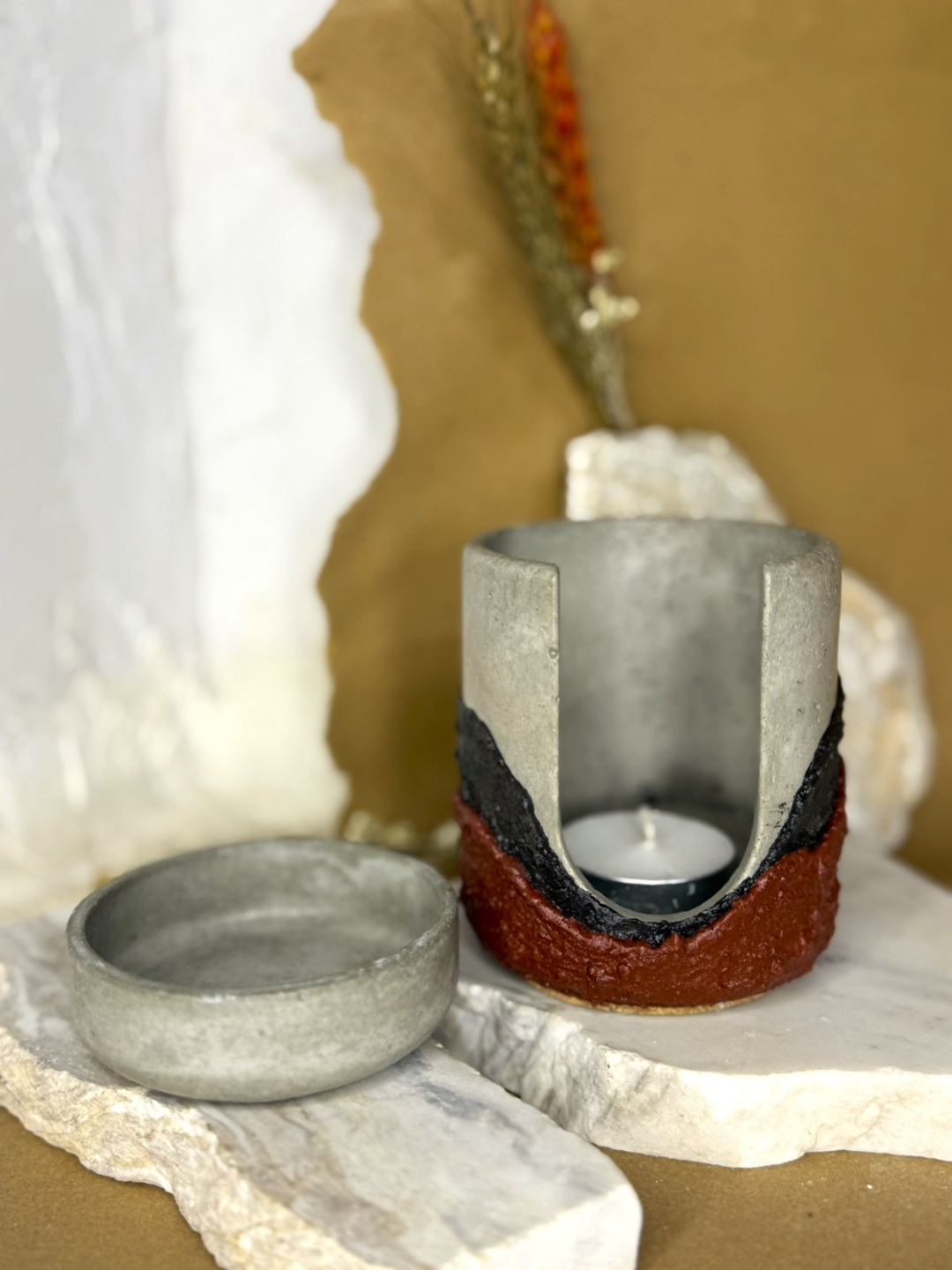 Copy of Wax Burner Earth Texture Red