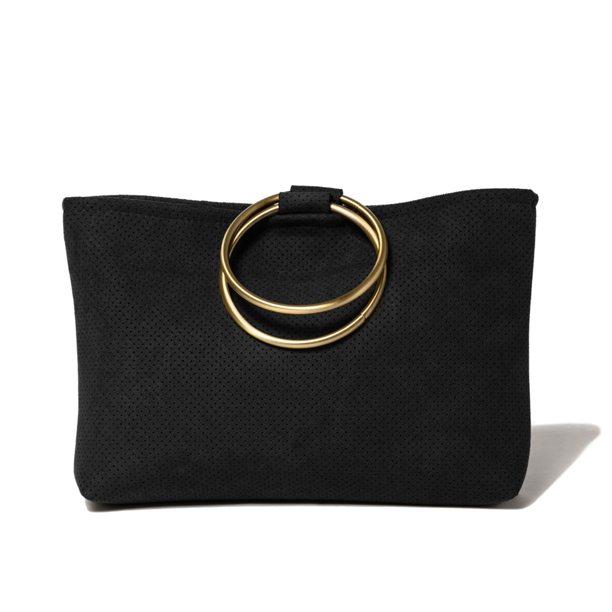 Mini Φi in black recycled leather!