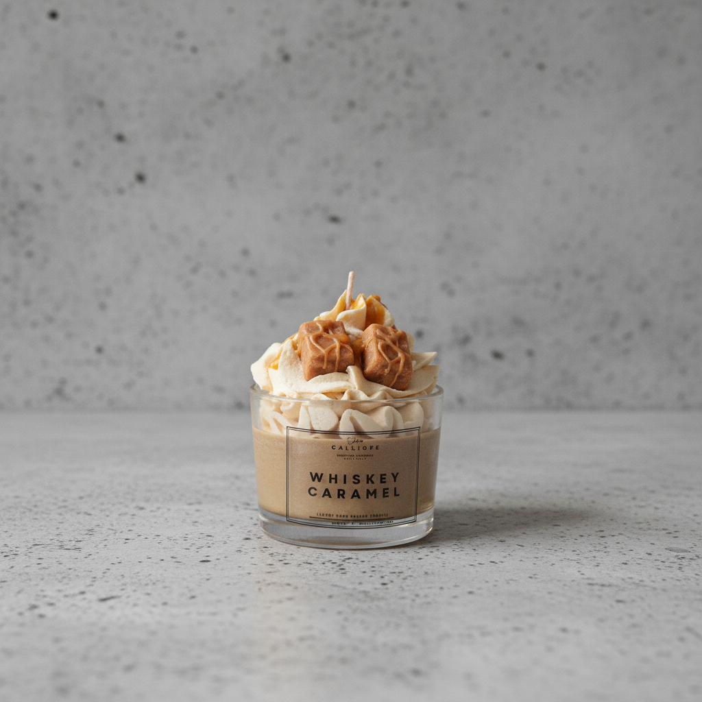Whiskey Caramel – Χειροποίητο Gourmet Κερί Σόγιας