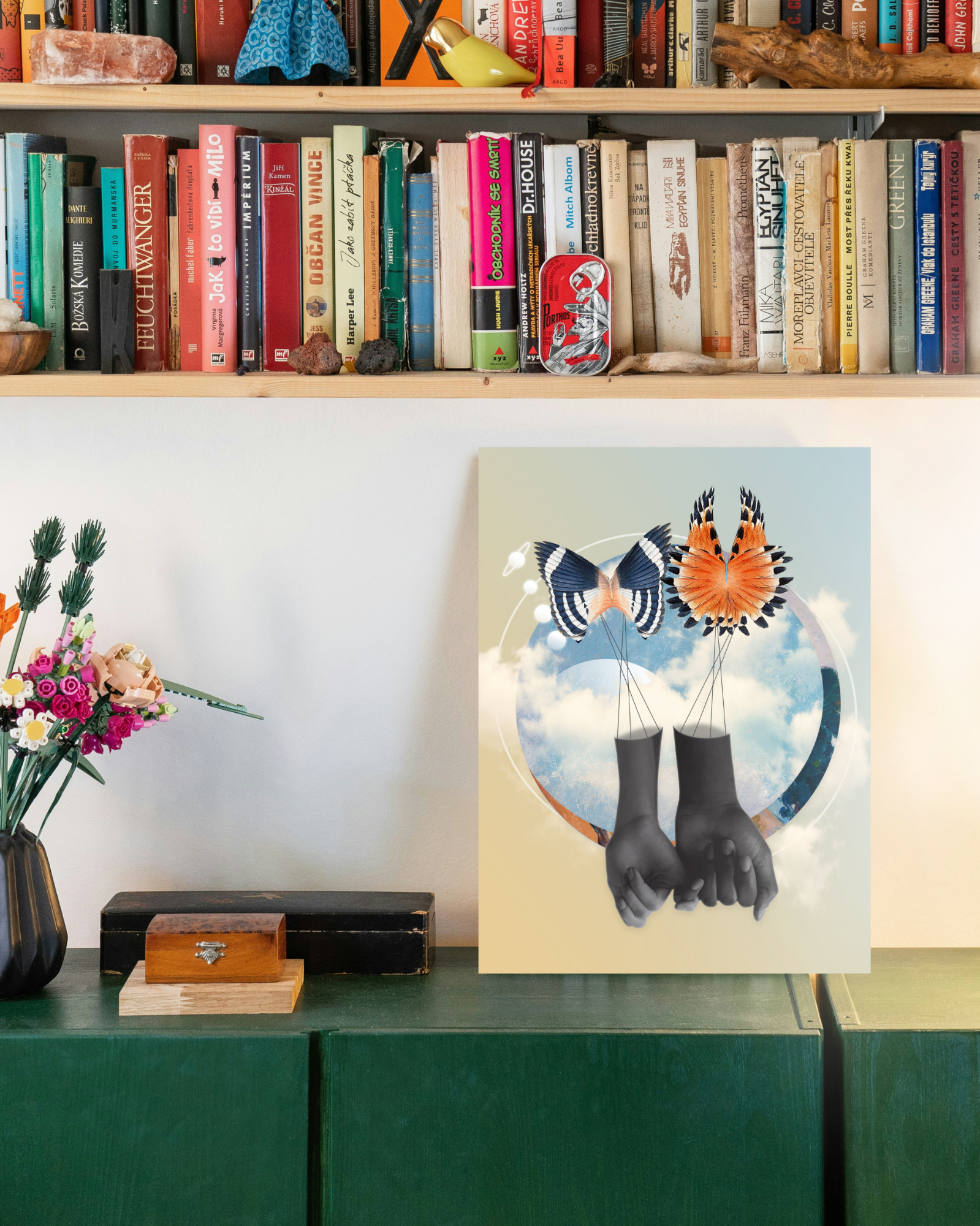 Pinky Promise | Surreal Collage Art Print 