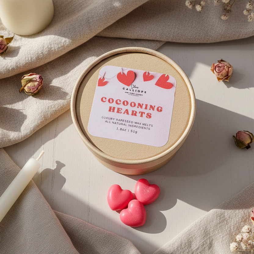 Cocooning Hearts Wax Melts σε σχήμα καρδιάς