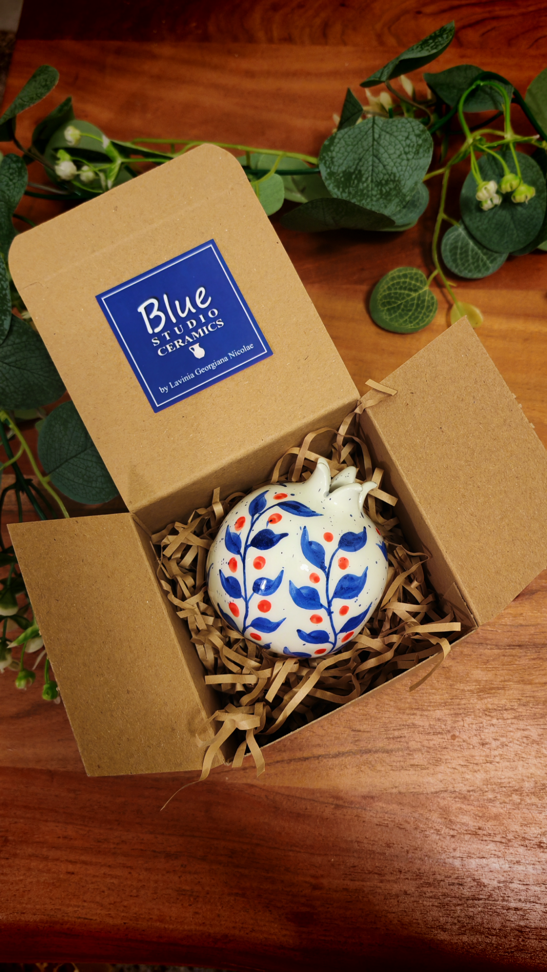 Γούρι Ceramic pomegranate 