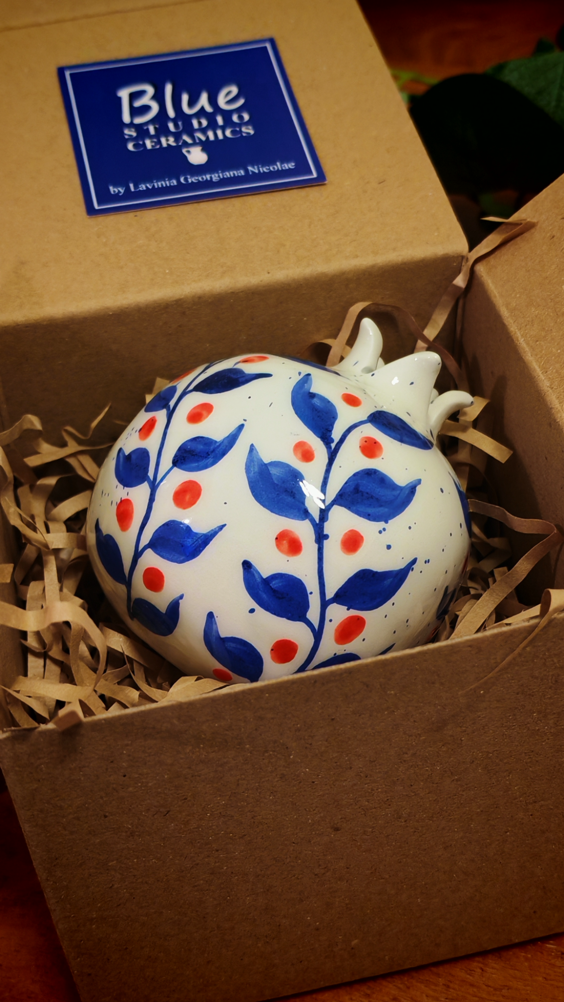 Γούρι Ceramic pomegranate 