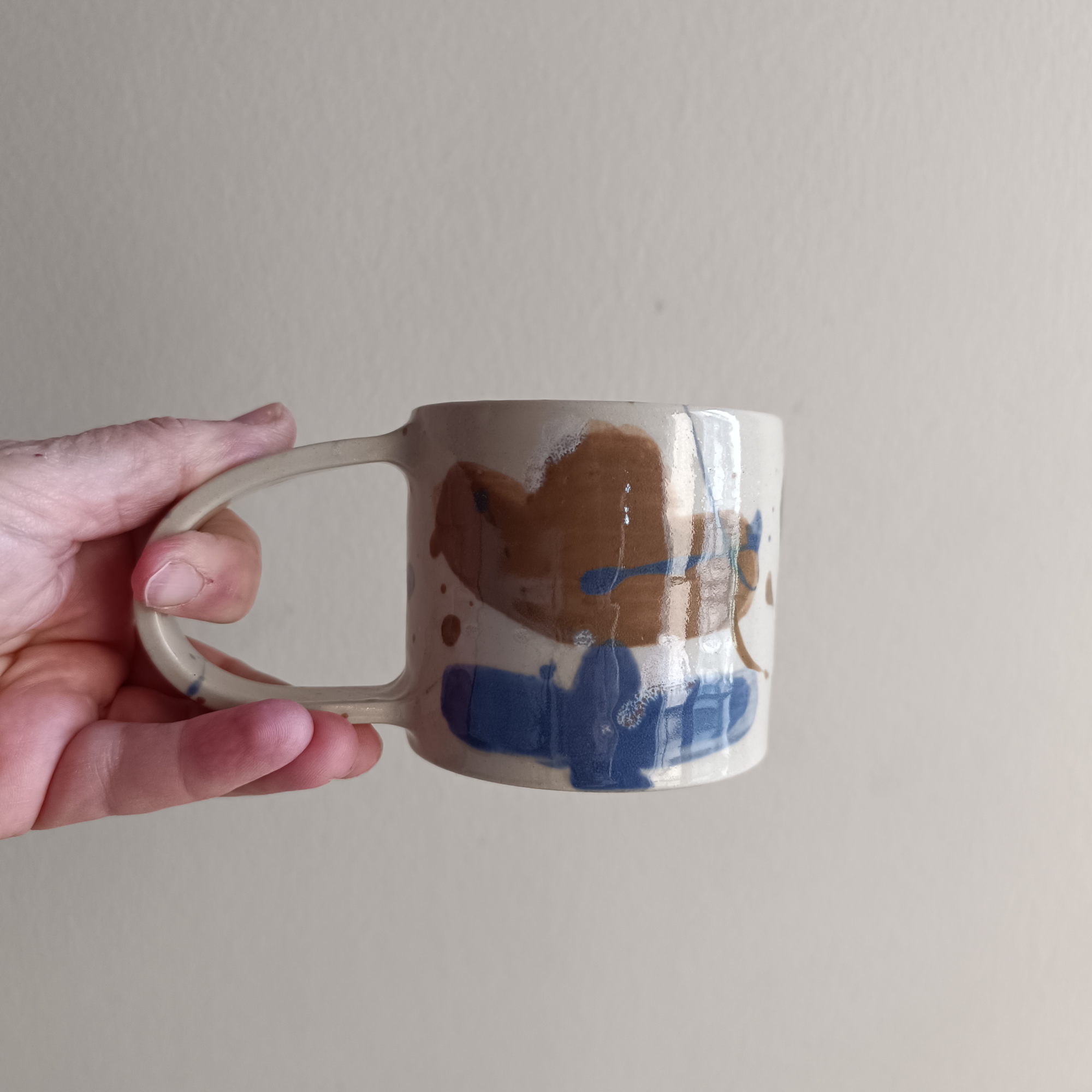 Stoneware Spring Floral Mug