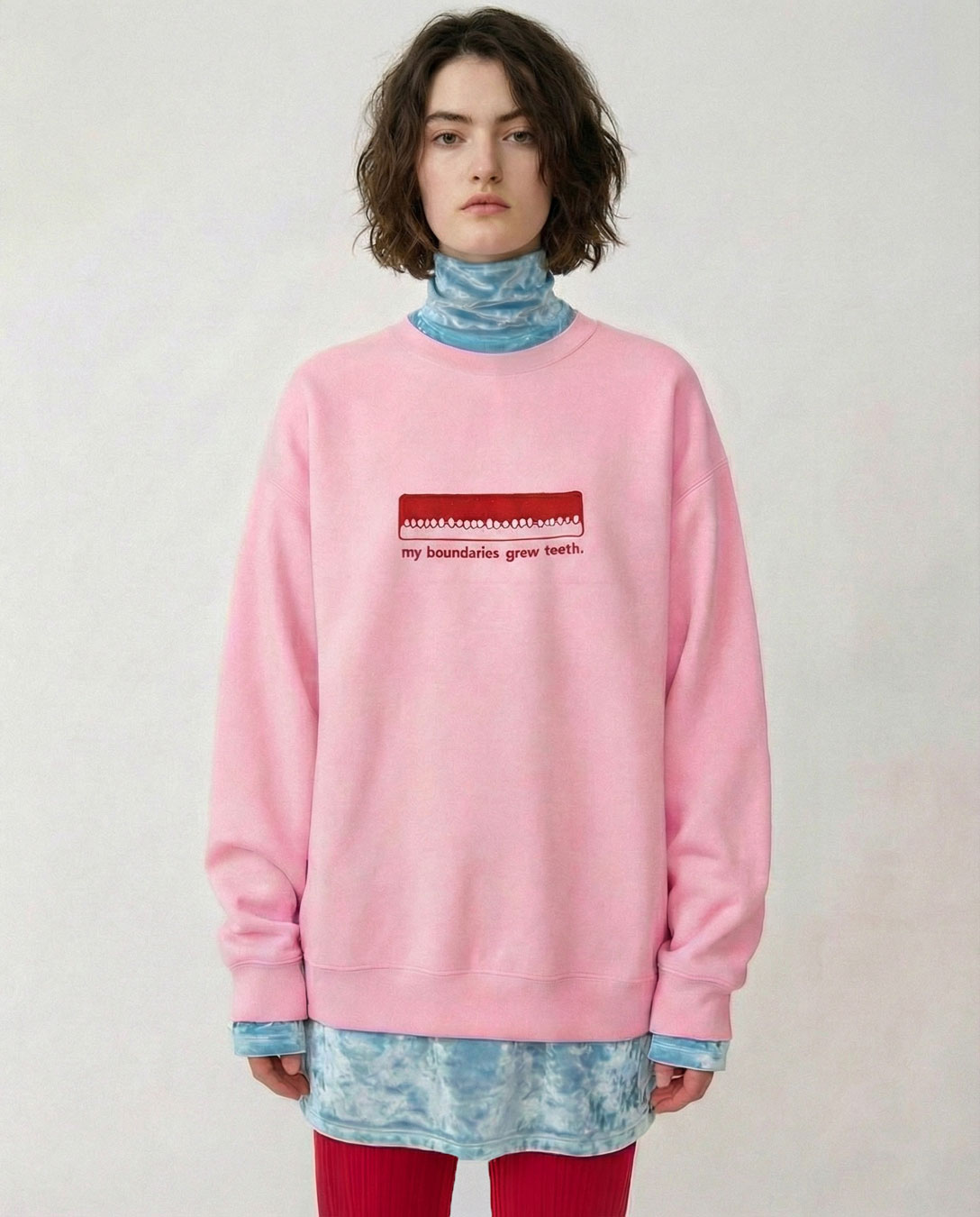 my boundaries grew teeth [70% cotton]