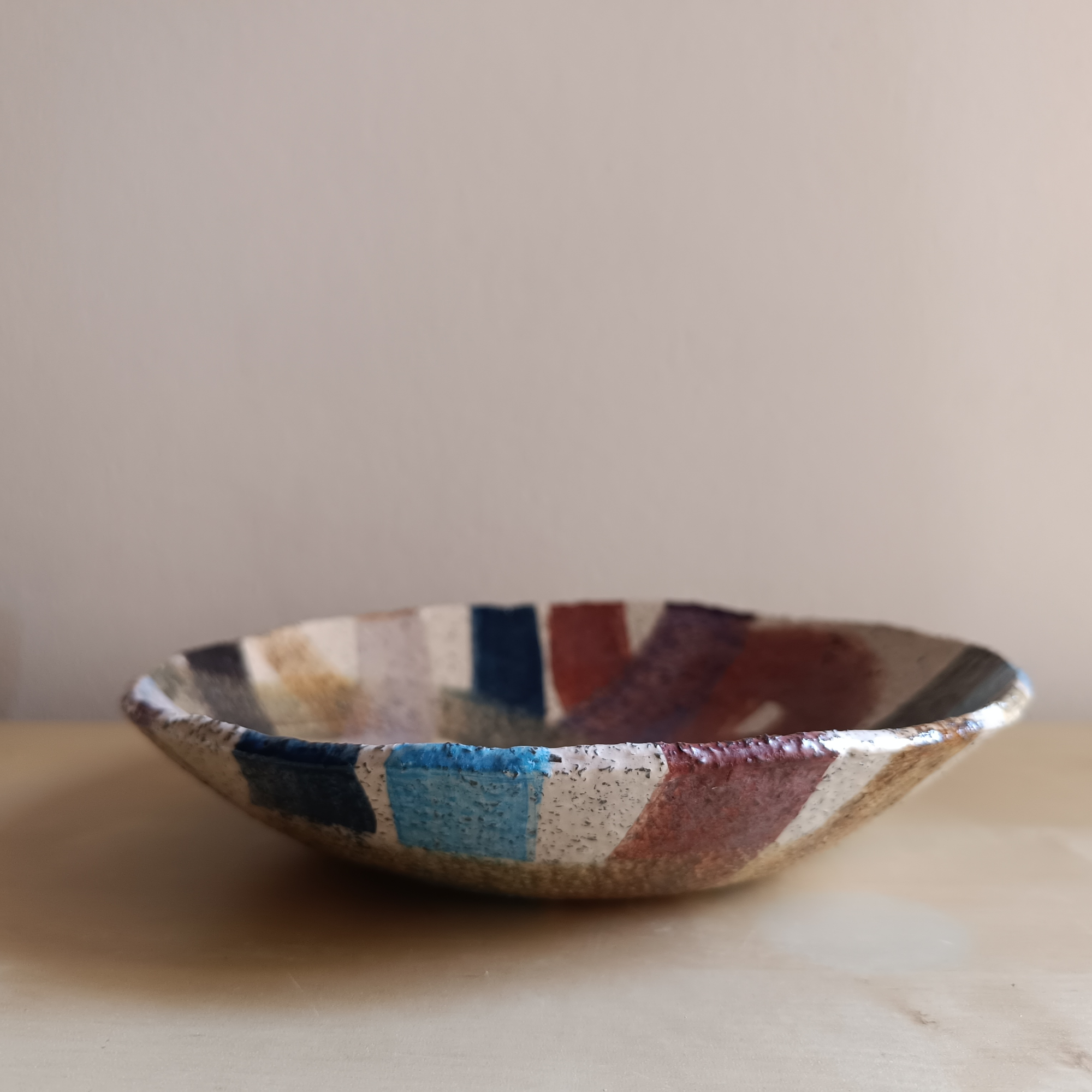 Rocky Swirl Lines Bowl
