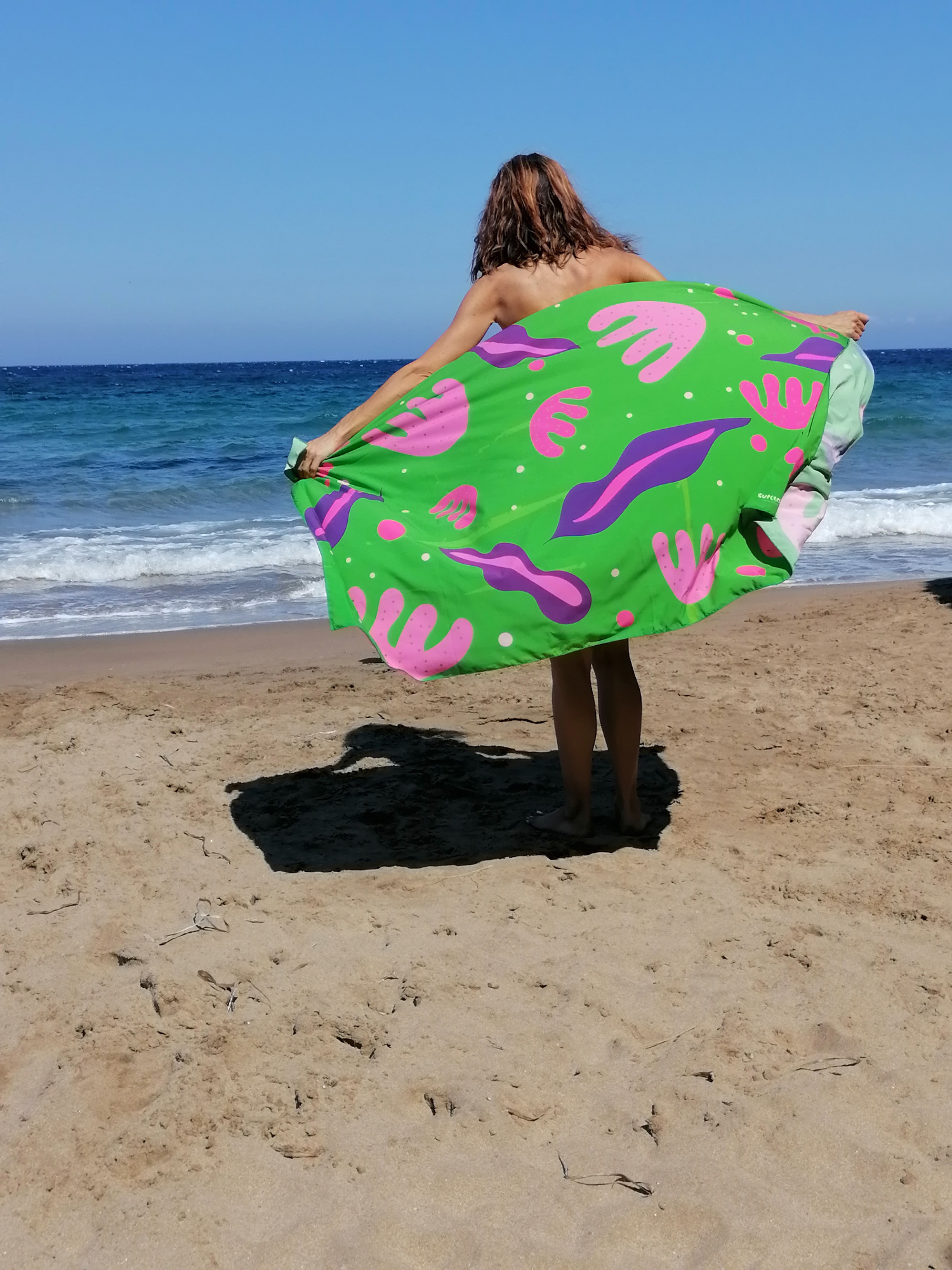 Pareo "Blooming Green"