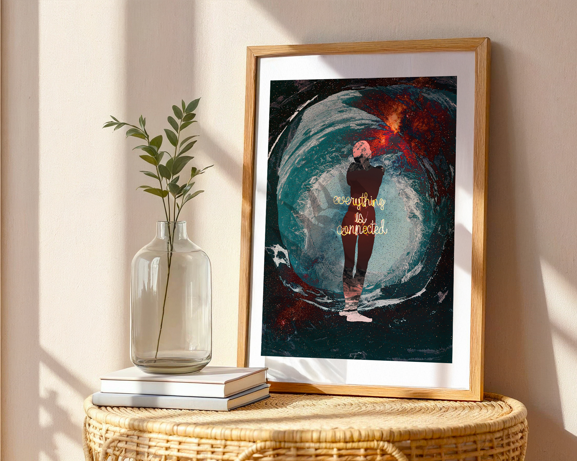 Series: Connected - Surreal collage Art