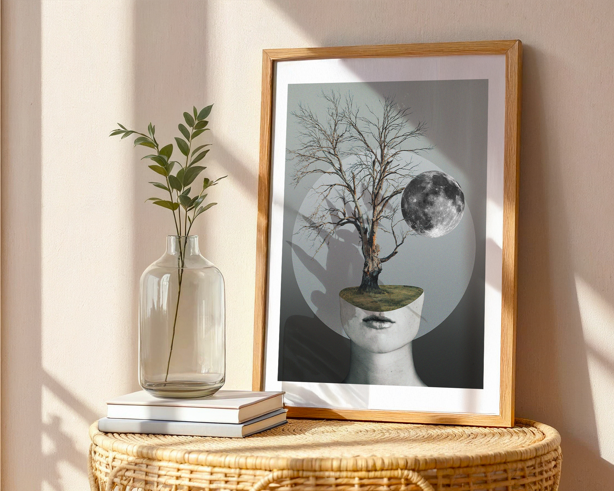 Series: Half (I & II) - Surreal collage Art