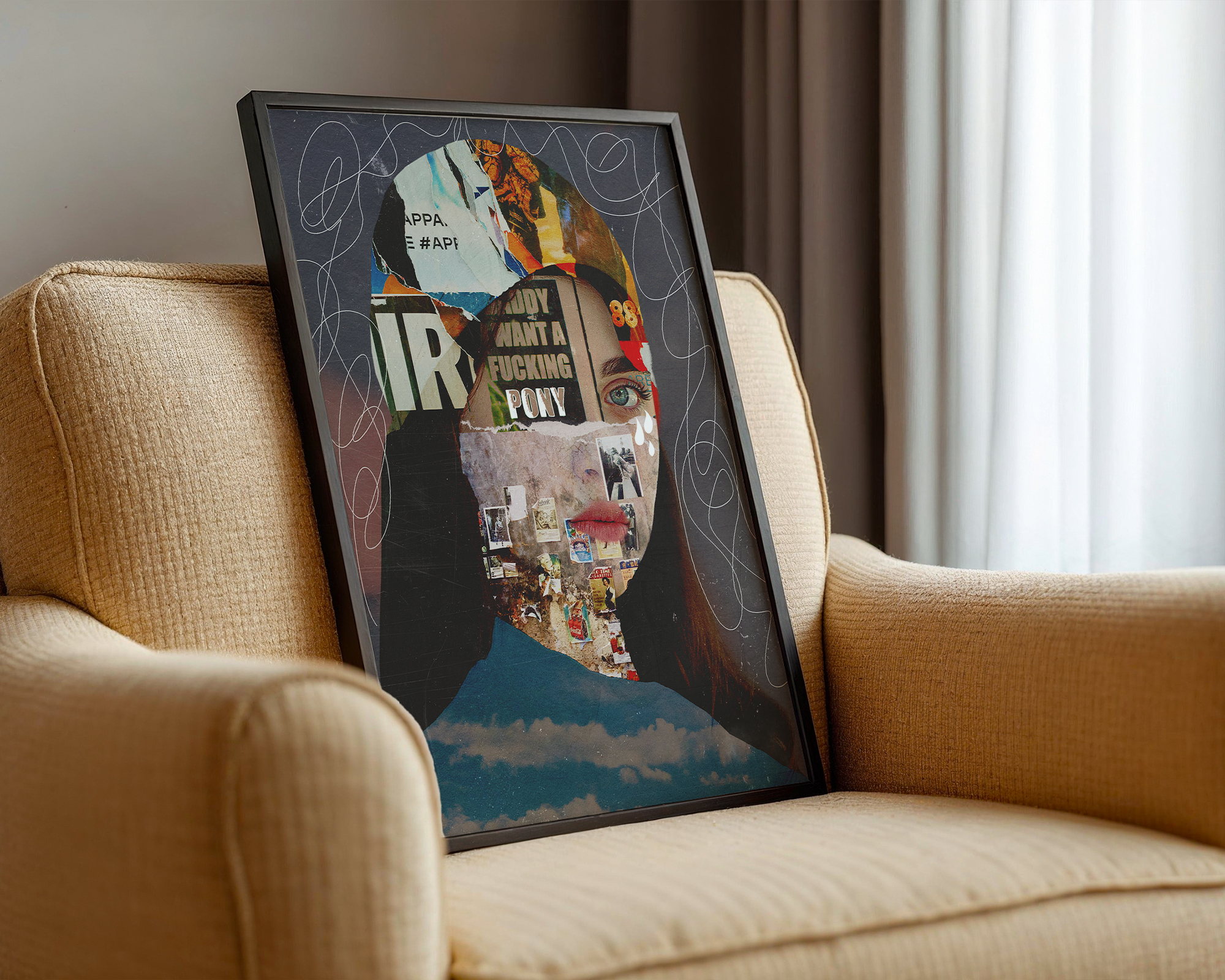 Urban Femmes (I) - Σουρεαλιστική Τέχνη Street Κολάζ