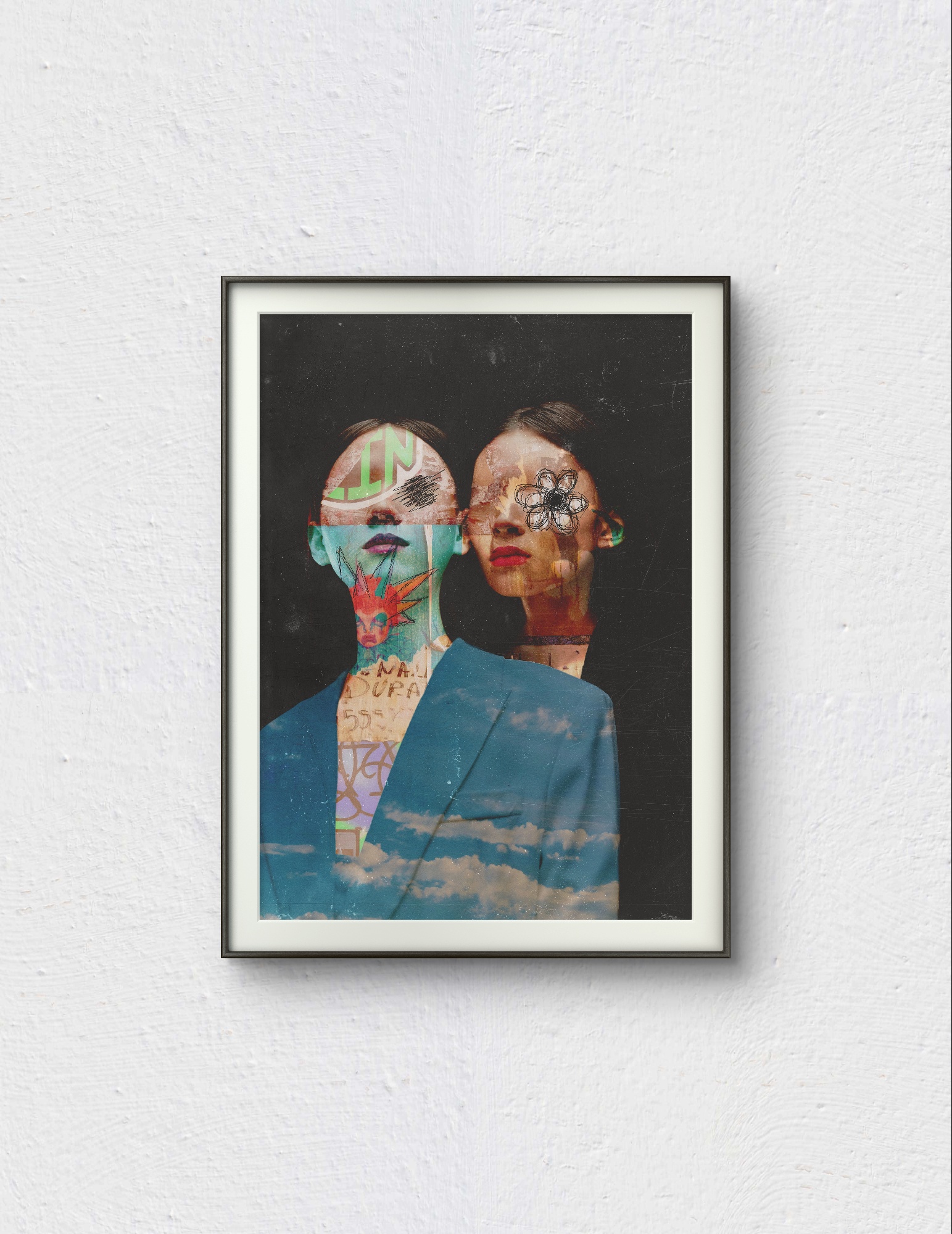 Series: Urban Femmes I - Surreal Street Collage Art