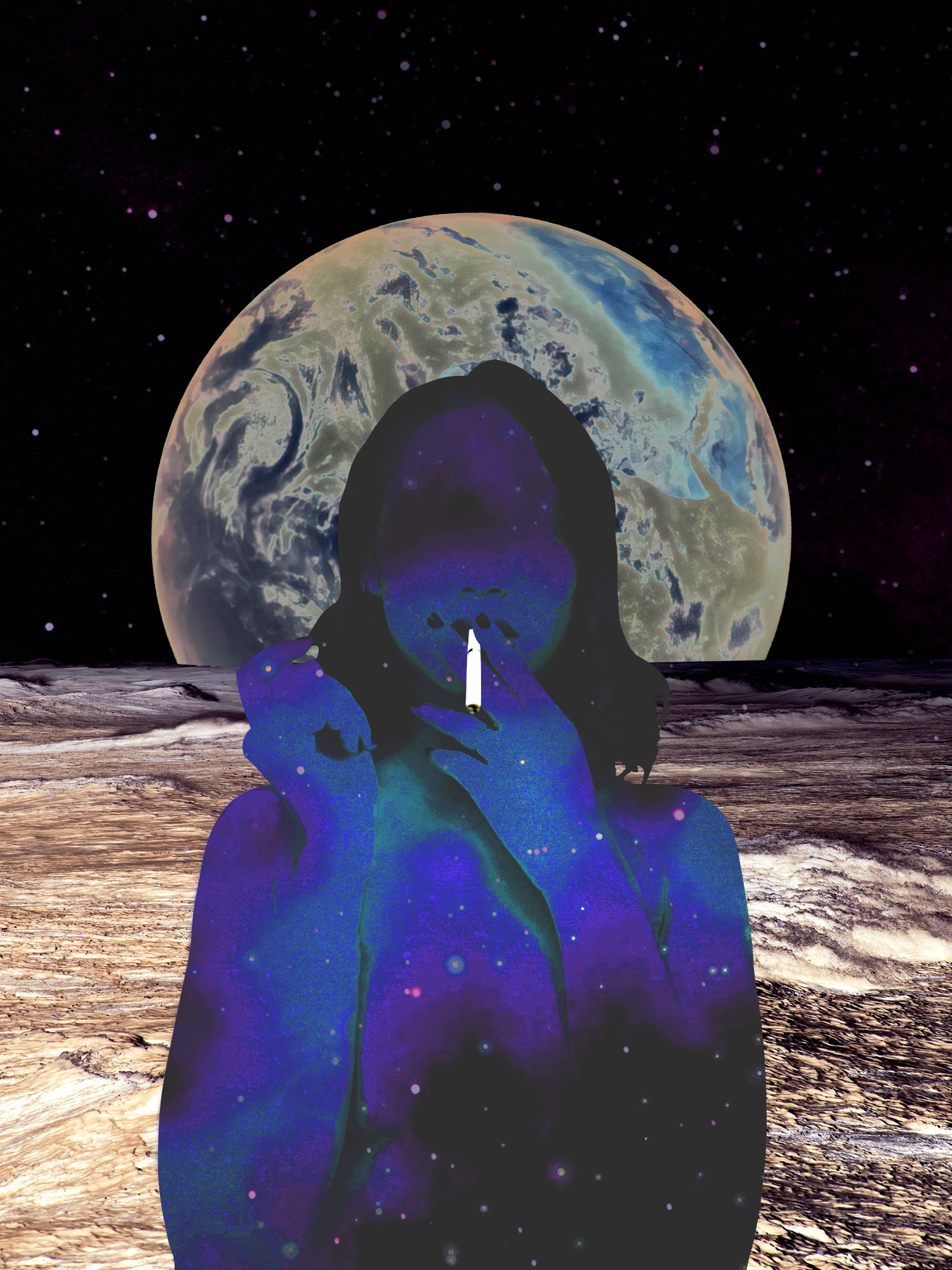 Lost in Space - Surreal Collage Art