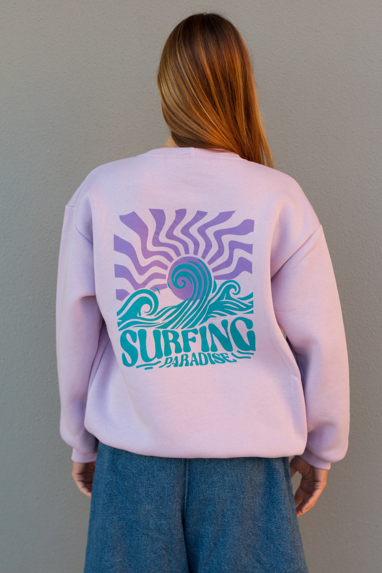 Surfing Paradise Crewneck Hoodie💜