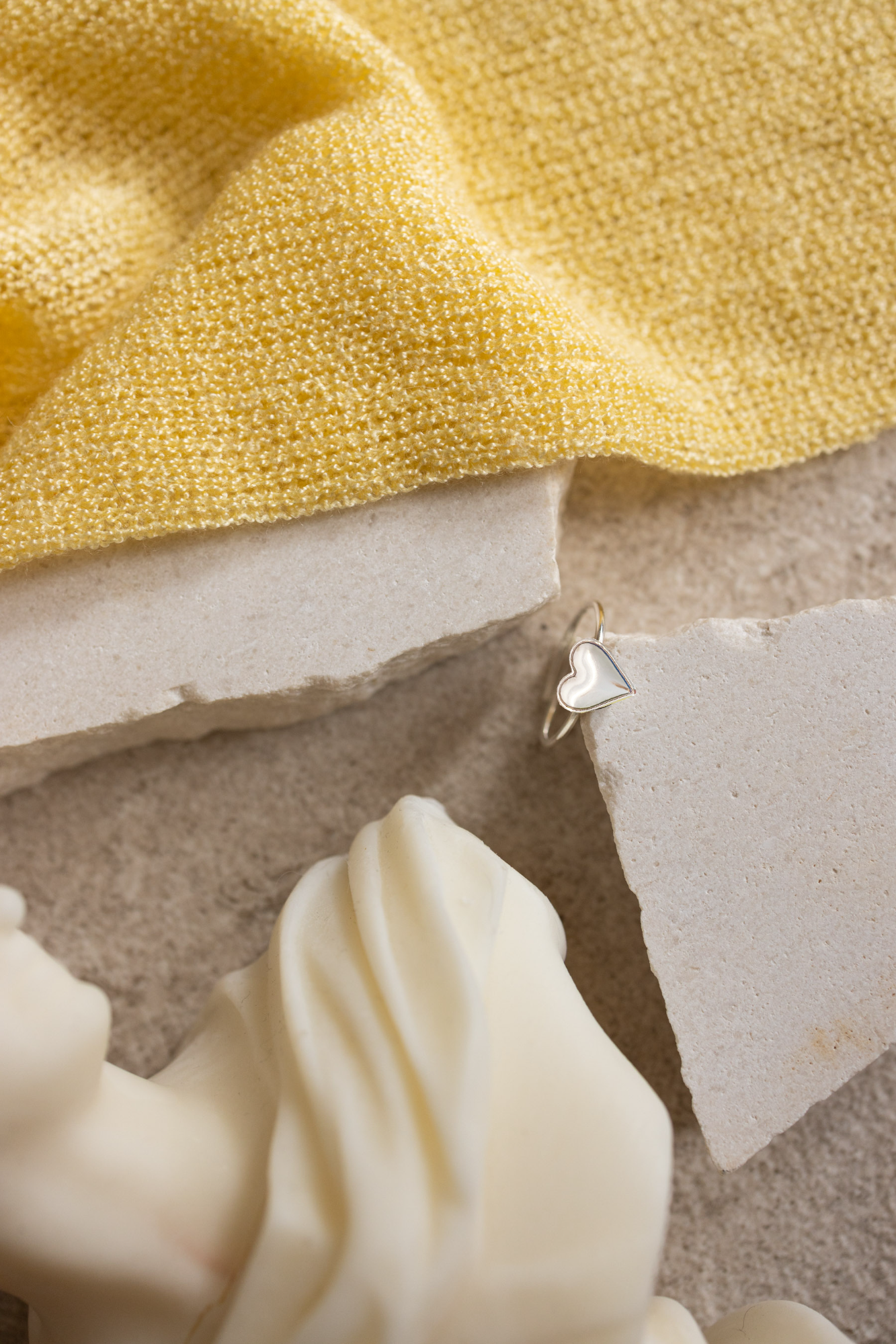 Love Ring, heart-shaped