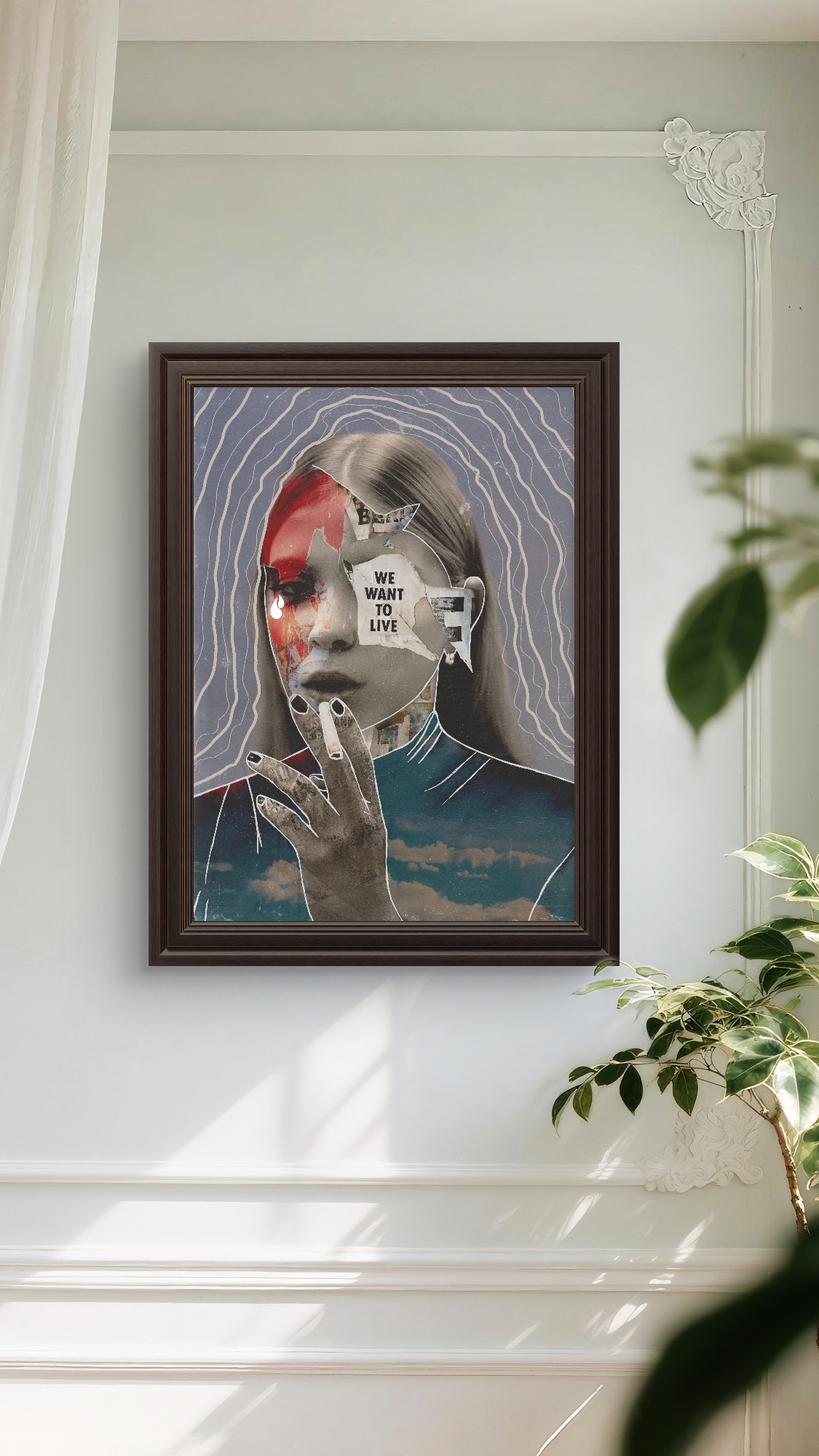 Series: Urban Femmes II - Surreal Street Collage Art