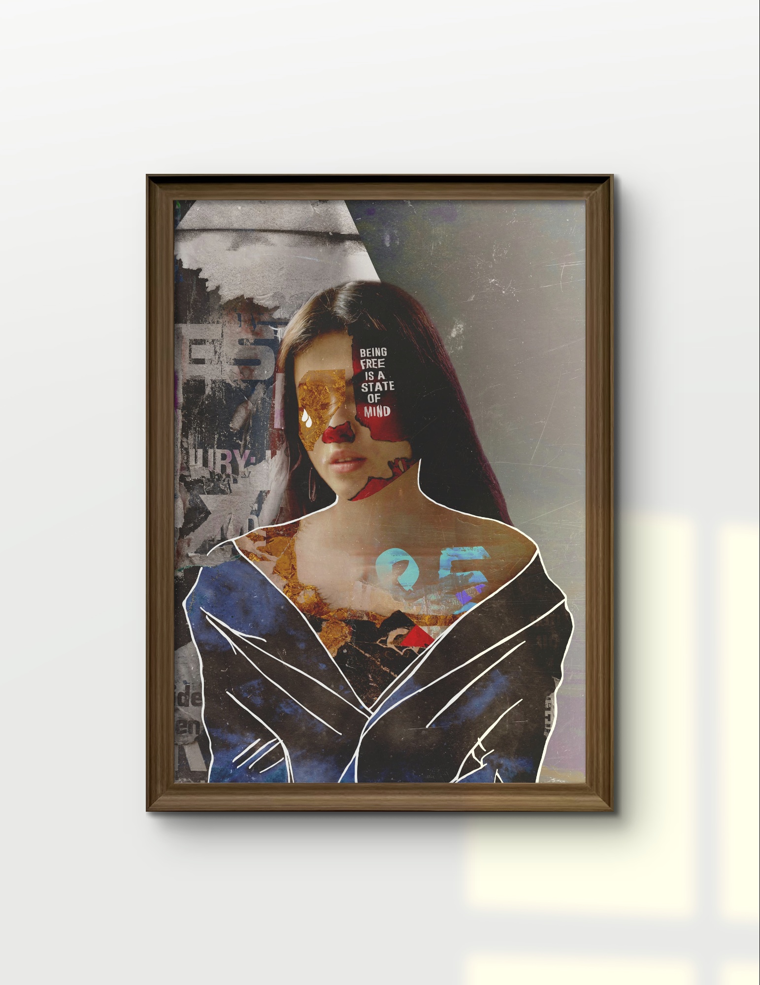 Series: Urban Femmes II - Surreal Street Collage Art