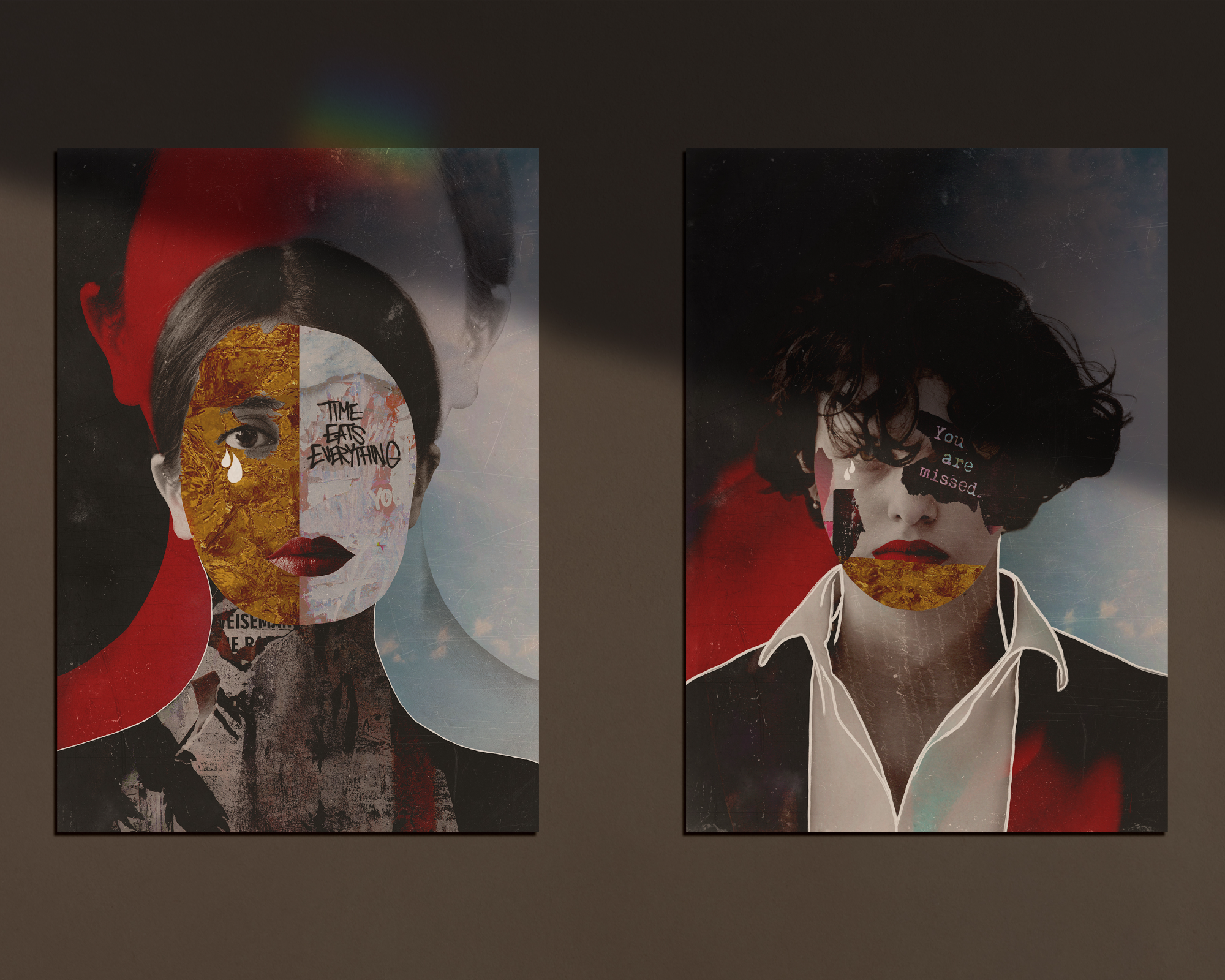 Series: Ghosts Don't Sleep - Surreal Street Collage Art