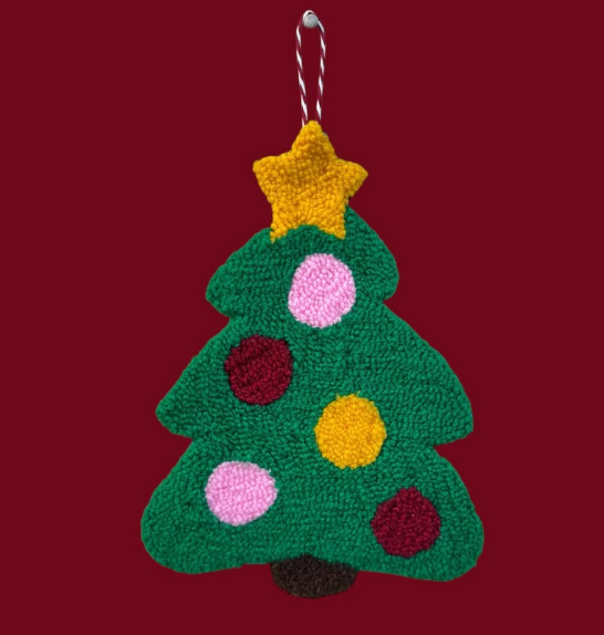 Christmas Punch Needle workshop by Loop Around Studio